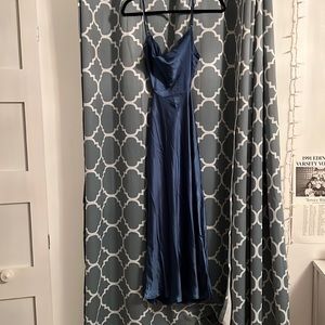 Brand New Fortunate One Blue Maxi Dress. Still has tags on.